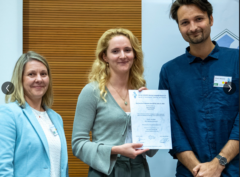 Prize SETAC GLB Elena Hommel